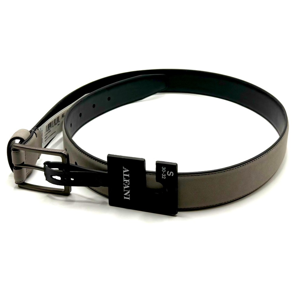 Alfani Gray Faux Suede Men's Belt